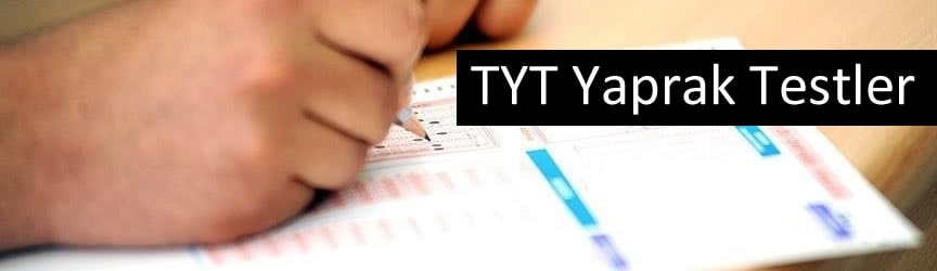 tyt kitapları arasında yer alan en önemli kaynak, tyt matematik, edebiyat, tarih, coğrafya, fizik, kimya ve biyoloji yaprak test kitaplarıdır.